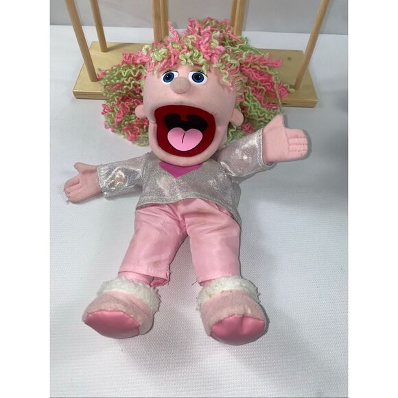 Silly Puppets Wizard, Tommy & Kimmie – Lot of 3 Large Mouth Hand Puppets and Sta - Picture 7 of 10